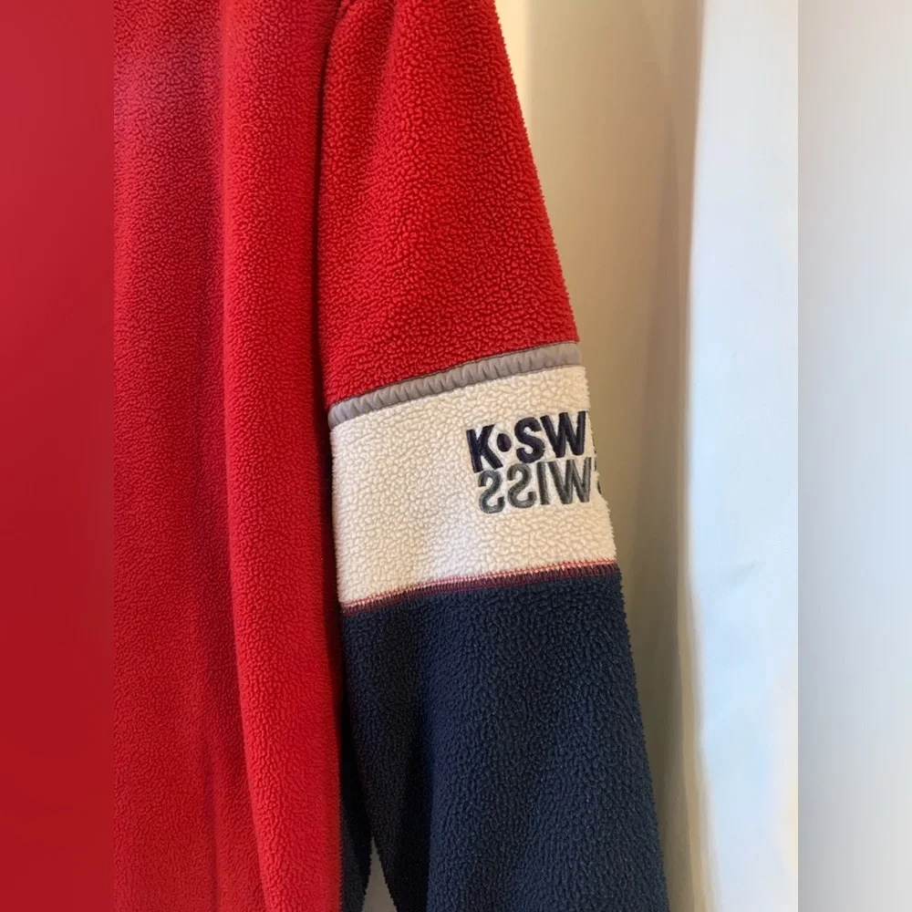 Vintage Y2K‎ K-SWISS Pullover Sweater Sweatshirt Mens Large - Picture 2 of 4